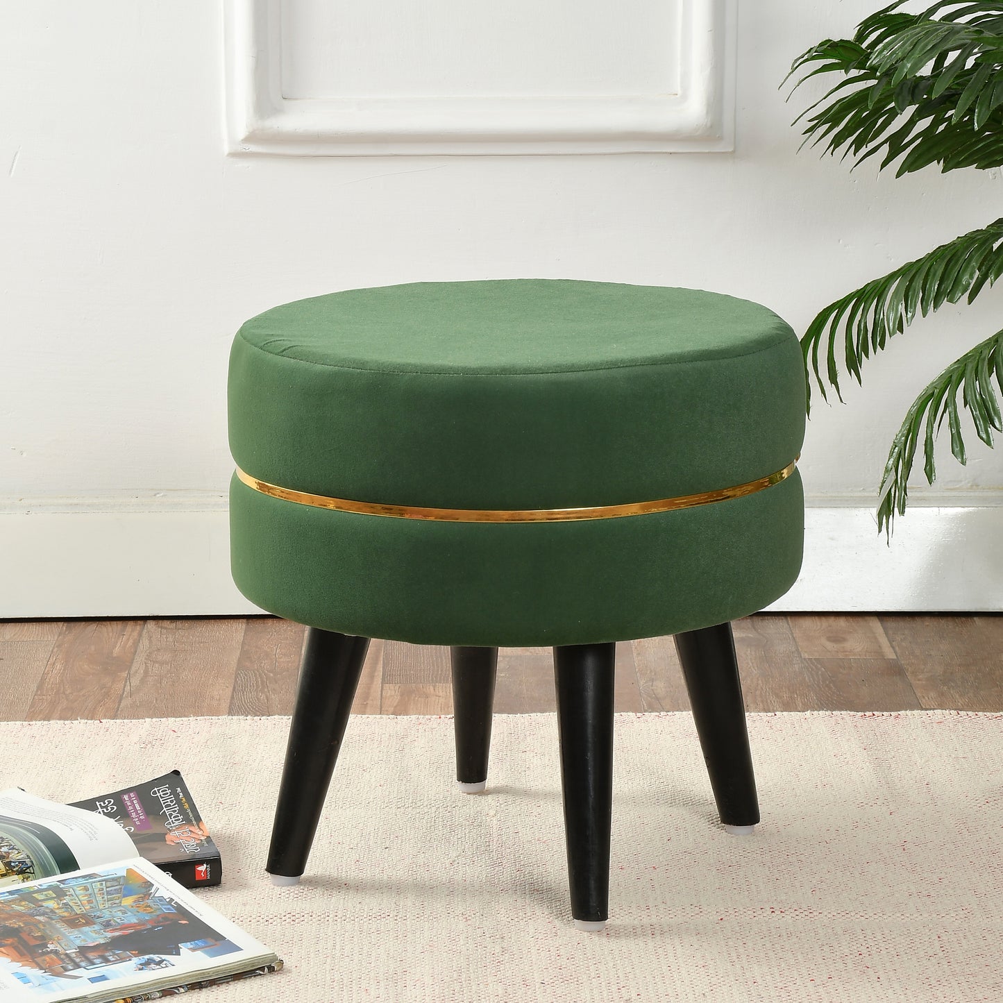 Homeaccex Ottoman Pouffe Puffy Stool, 16inch Height
