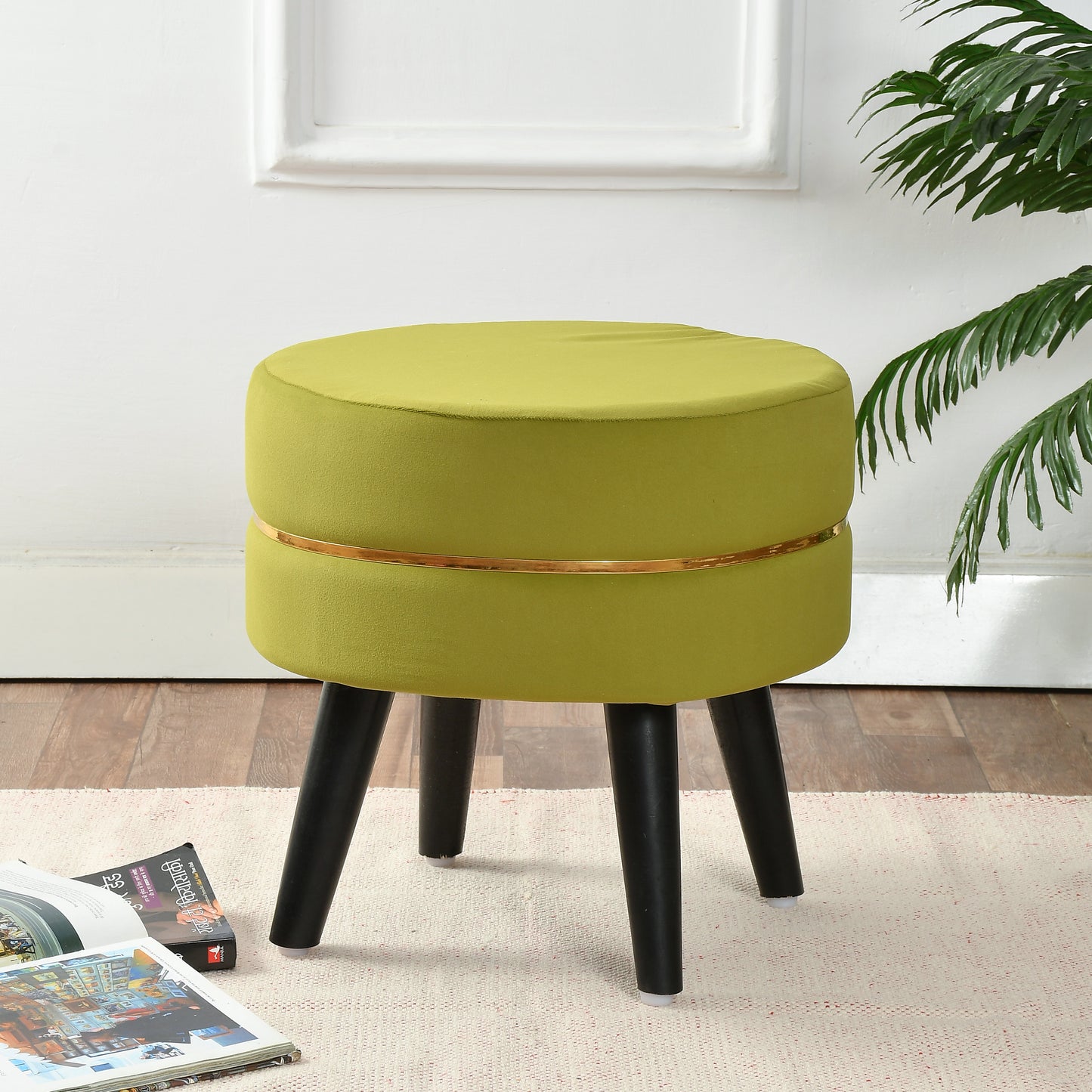 Homeaccex Ottoman Pouffe Puffy Stool, 16inch Height