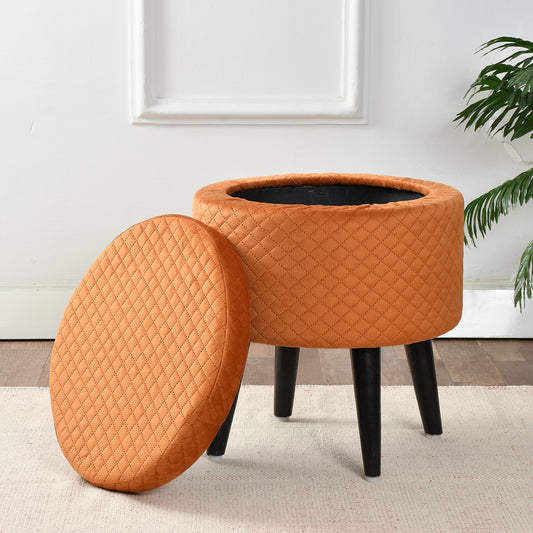 Homeaccex Storage Pouffe Stool, Ottoman With Storage, 17inch Height