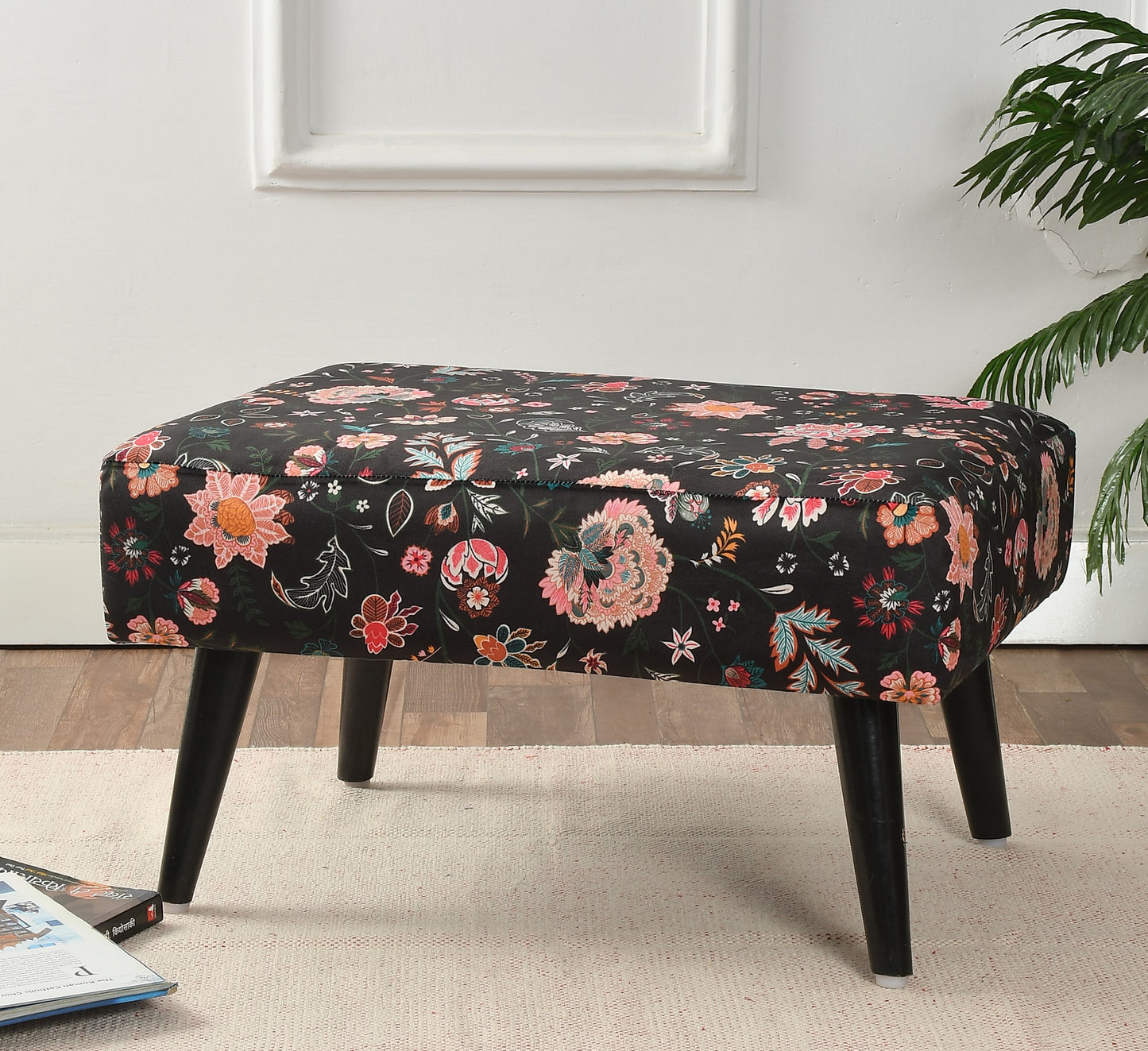 Homeaccex Ottoman Bench Pouffe Puffy Stool, 14Inch Height