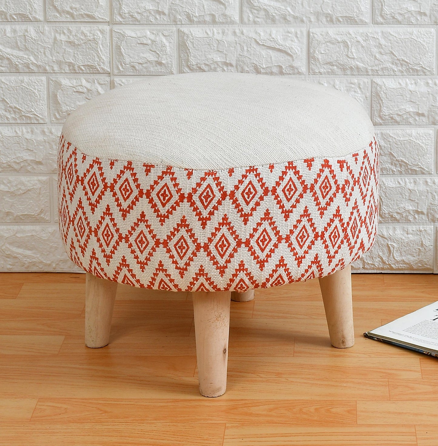 Homeaccex Ottoman Pouffe Stool For Living Room, 16inch Height